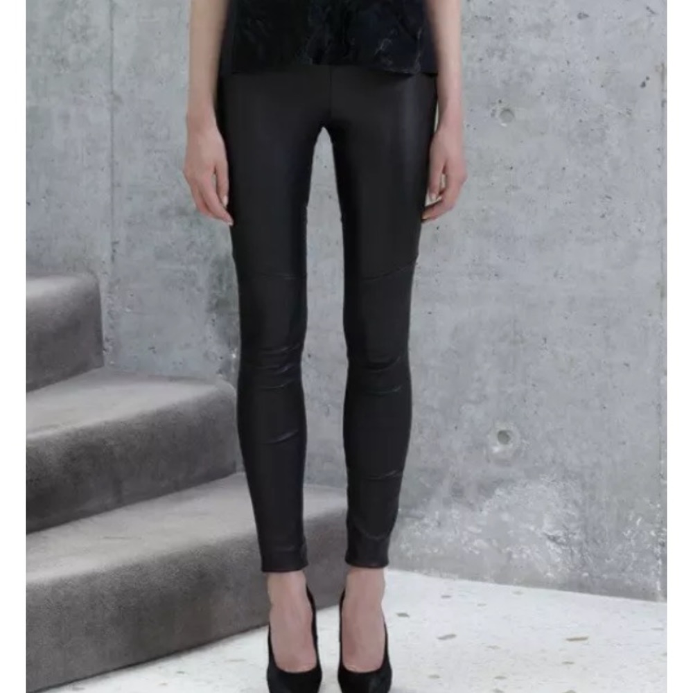 SCANLAN THEODORE 100% LEATHER LEGGINGS RRP: $1000